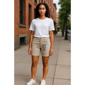 WIT & WISDOM Women Khaki "Ab" Solution Shorts 4